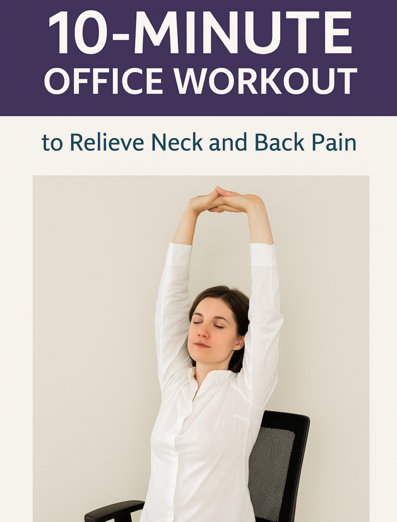 10-Minute Office Workout to Relieve Neck and Back Pain