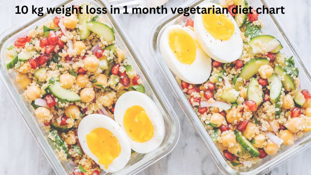 10 kg weight loss in 1 month vegetarian diet char